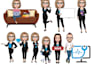 draw cartoon avatar, cartoon character, caricature, logo